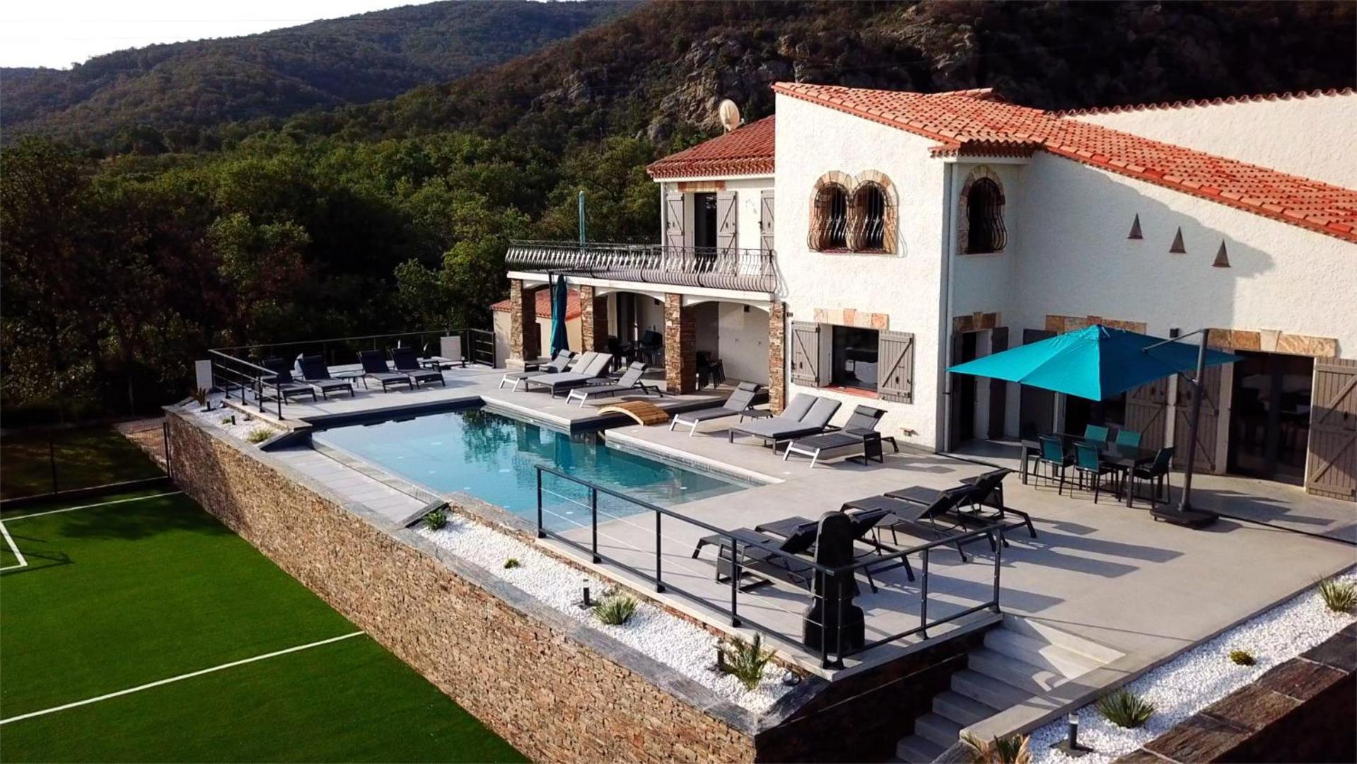 Willa Mas Sureda - Evasion Luxueuse Avec Vue Panoramique Argelès-sur-Mer Zewnętrze zdjęcie